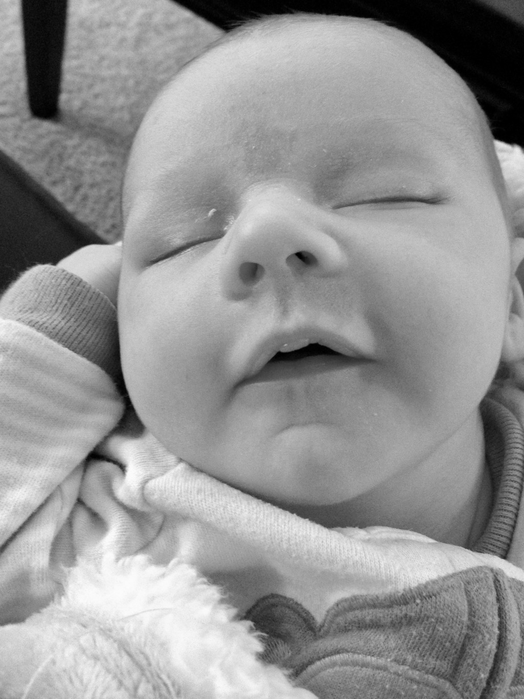 Breastfeeding and My Tearful First Month of Motherhood - Full Tummy and Sleepy Smiles