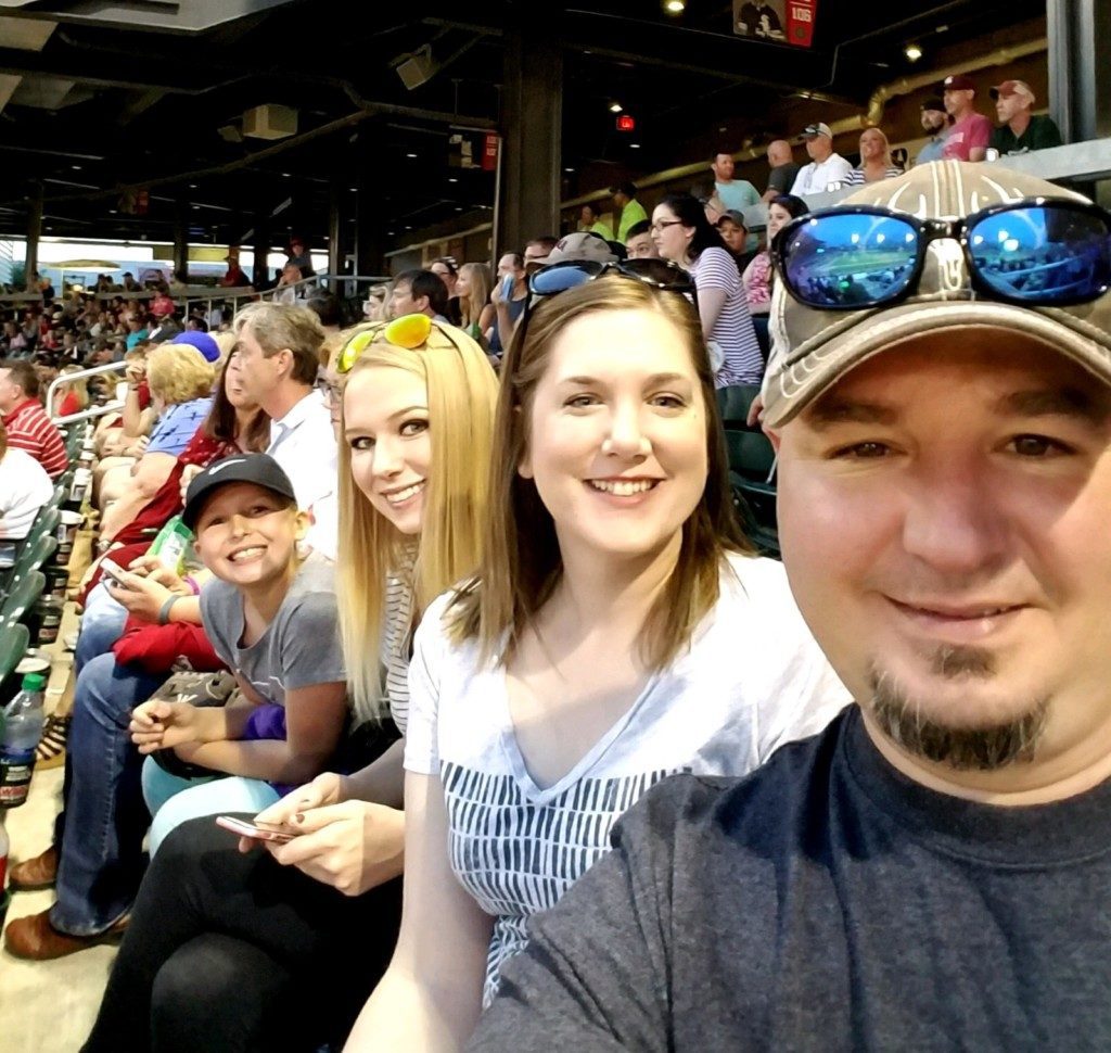 Family Fun Night Birmingham Barons - Picture on jumbo-tron via Twitter