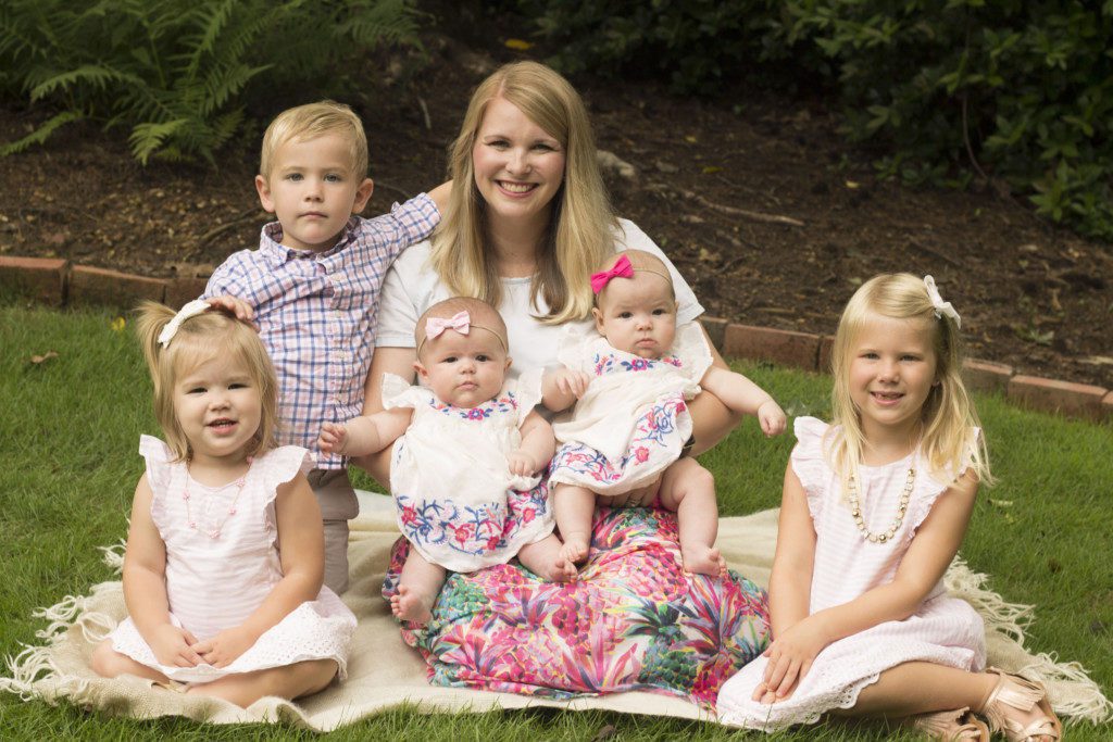 don't you have your hands full - amber with five kids