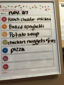 Meal Planning and Recipes for New Year - My menu planner
