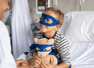 Kid in hospital