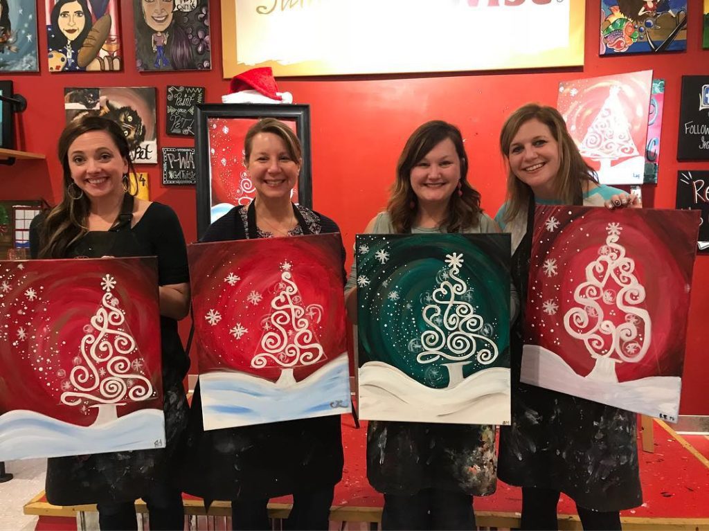 Moms' Night Out in Birmingham - Painting with a Twist