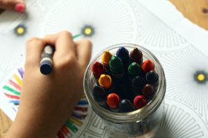 Choosing a daycare - coloring