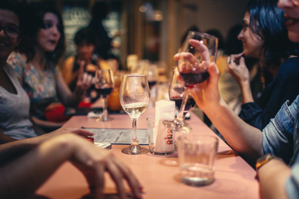Moms' Night Out in Birmingham - Wine blending Grand Bohemian