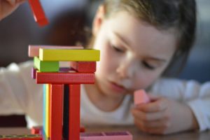 Choosing a daycare - building with blocks