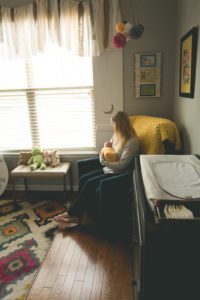soaking up the last bit of maternity leave with my third daughter