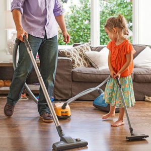 Chores for kids - vacuuming