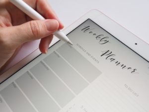 time-saving tips for busy mornings - use a planner!