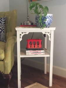 At a garage sale, you might find the perfect accent piece for your home for only one dollar!