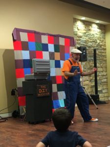 Birmingham area libraries - family night featured a magician