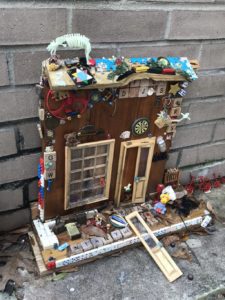 Fairy houses in Homewood - there are ten houses, and counting!