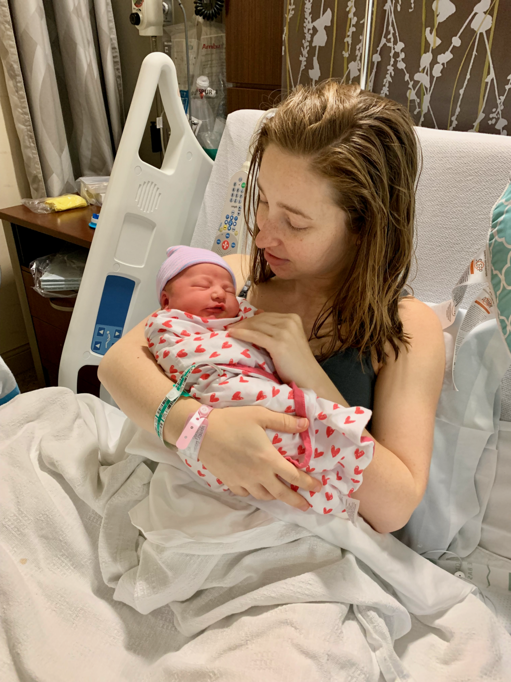high-risk pregnancy - update: a healthy baby girl born on Valentine's Day!