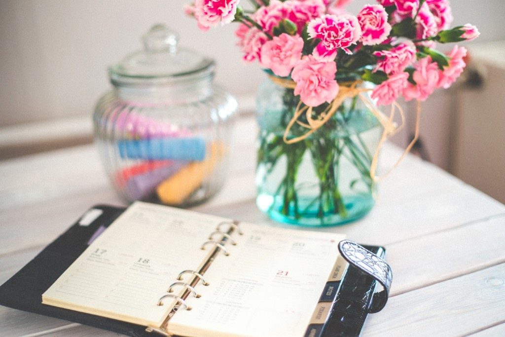10 reasonable suggestions for the new year - keep a calendar