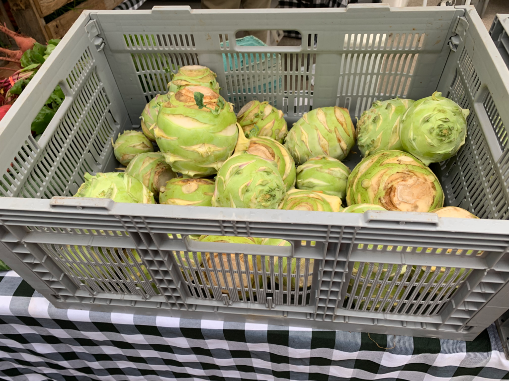 The Market at Pepper Place - kohlrabi!