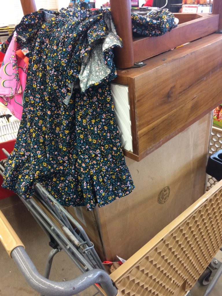 Bargain hunting in Birmingham - full cart!