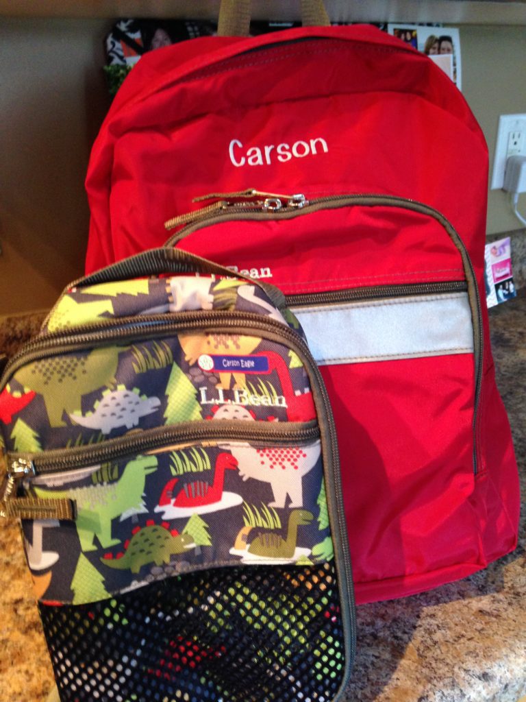 ready for kindergarten - invest in a backpack that will last!