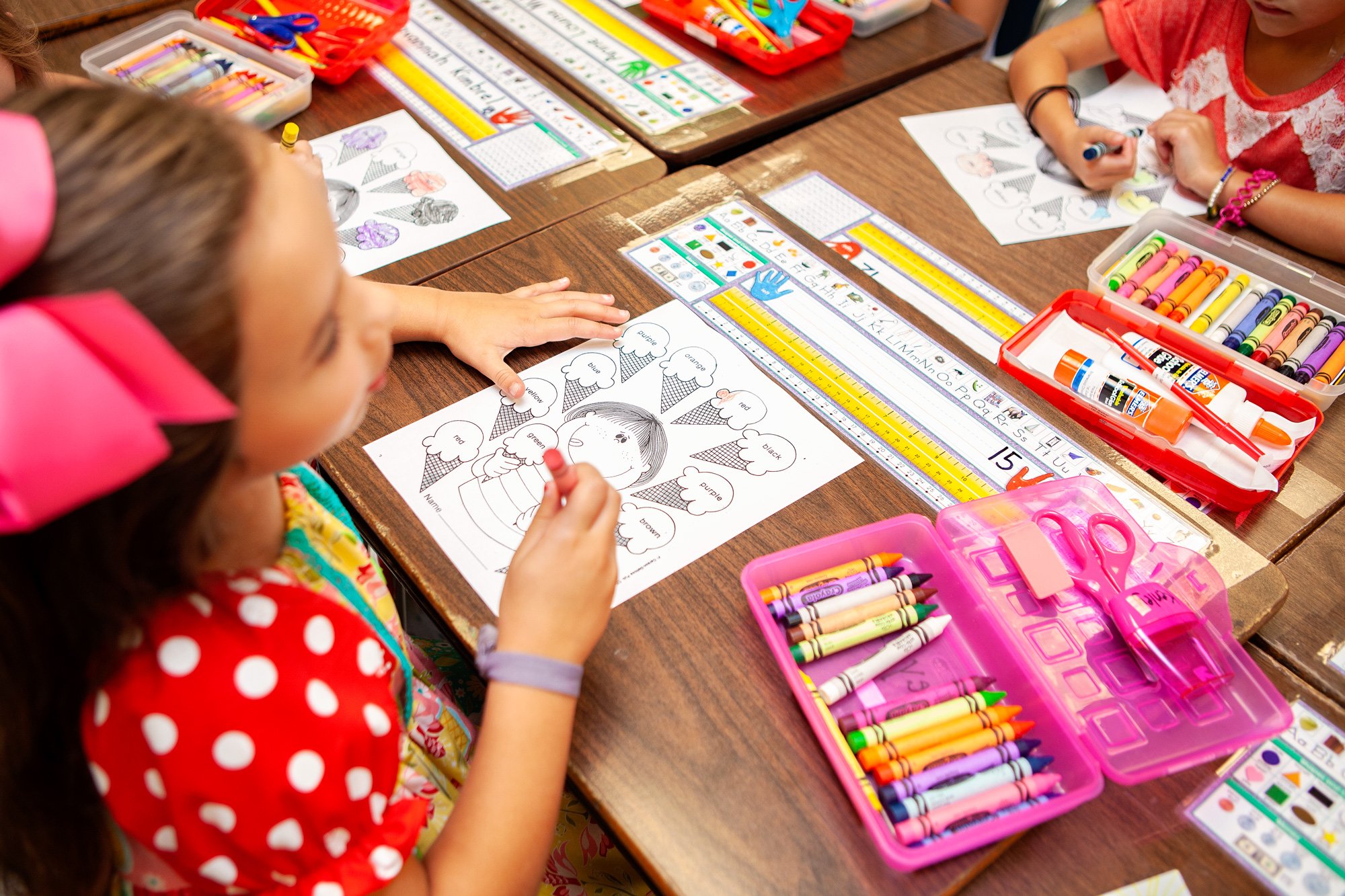 The last year of elementary school - coloring pages