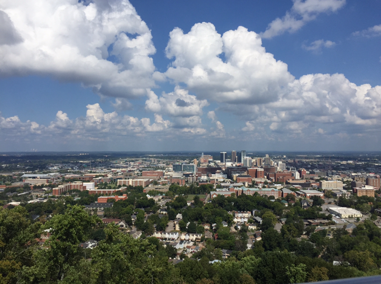 View of Birmingham from Vulcan
