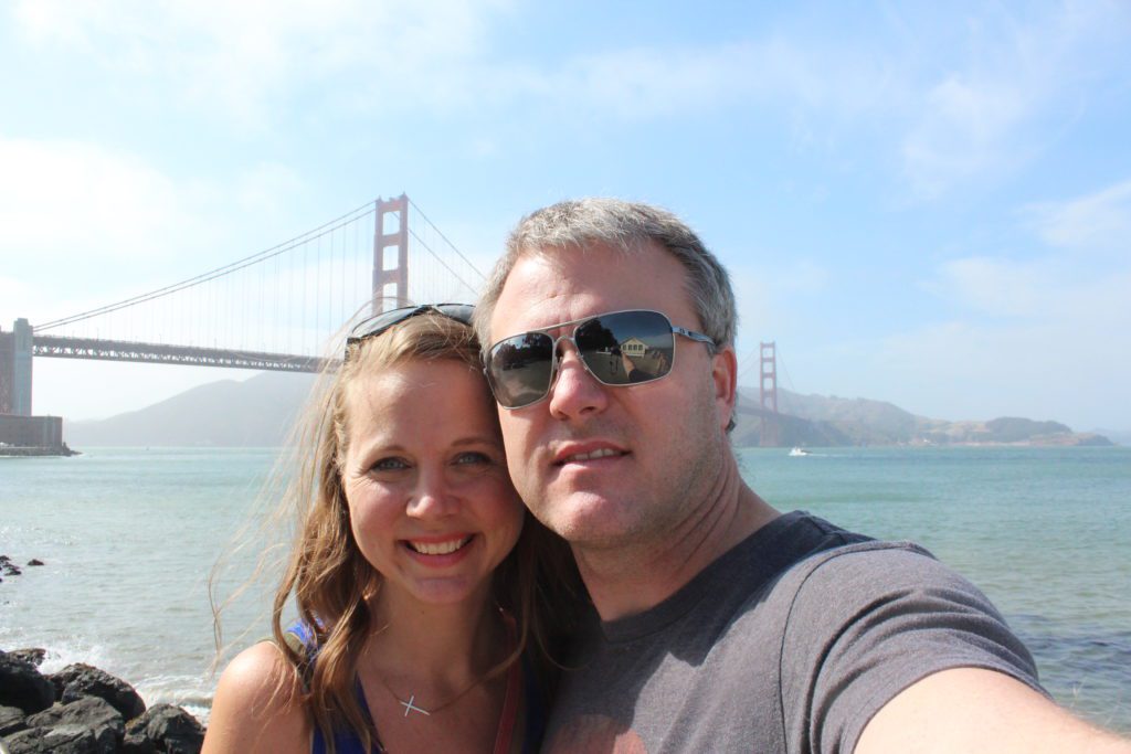 Traveling with my husband on a trip to San Francisco