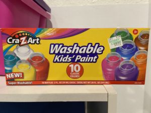 Washable paint for the win if we need to quarantine!