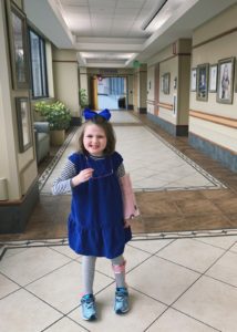Participating in an experimental drug trial - to find a cure for Luisa