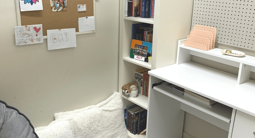 Convert a closet into a cozy reading nook - repurpose space for kids