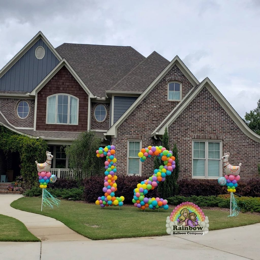 Balloon art and yard decor have been their saving grace as many in-person events were canceled this year.