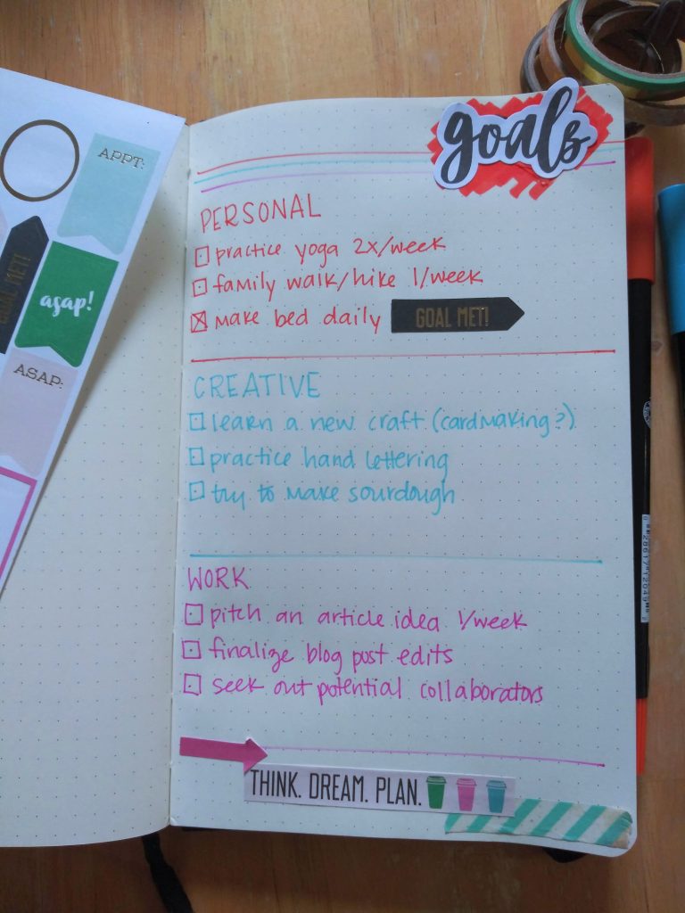 Bullet journaling - customize it!