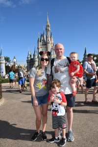 My family at Magic Kingdom in Walt Disney World