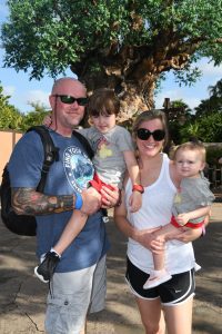 My family at Animal Kingdom in Walt Disney World