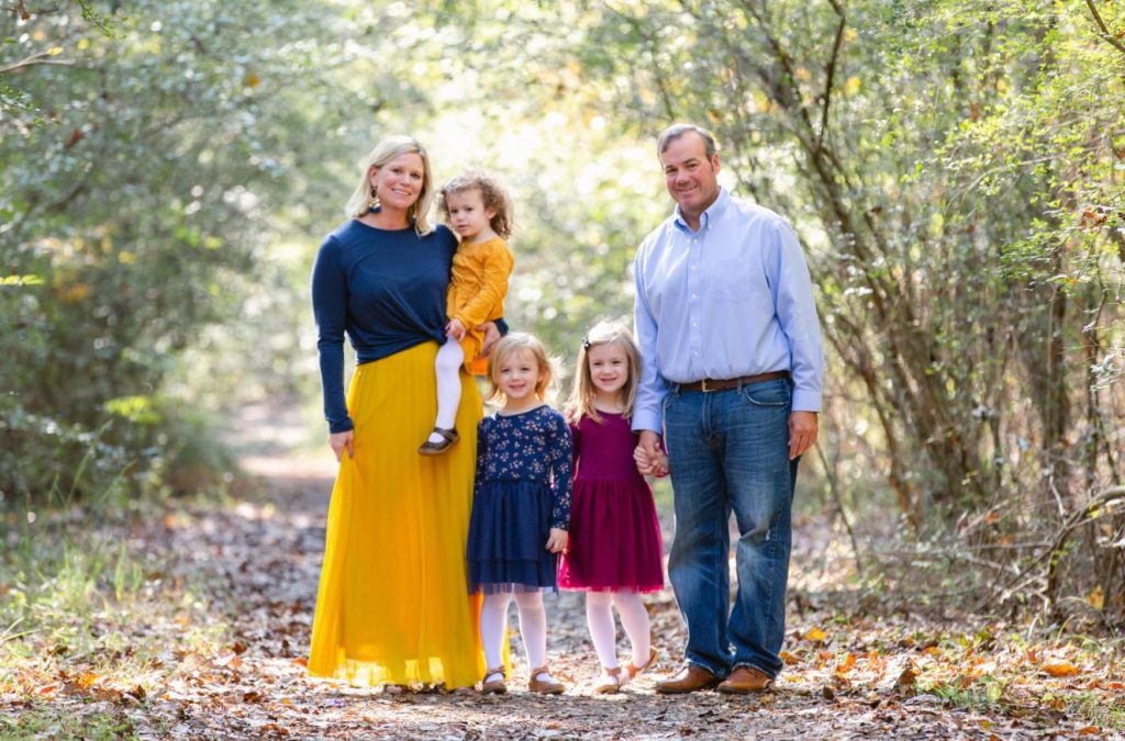 Taking family pictures - a good photographer can manage some winners even against the toddler odds!