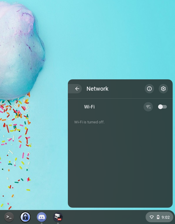 WiFi Off - re-establishing an internet connection