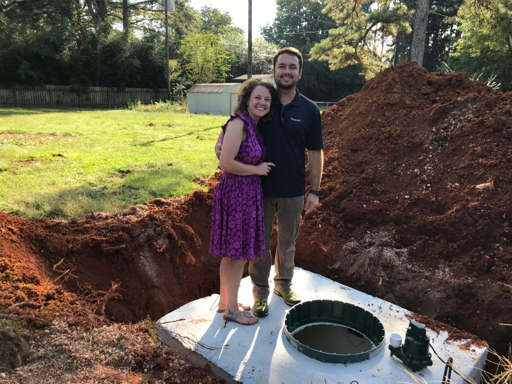 thoughts on keeping a home - Brittany and her husband got a new septic tank for their 10-year anniversary!