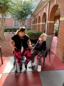 My mom is in a nursing home during the covid-19 pandemic.