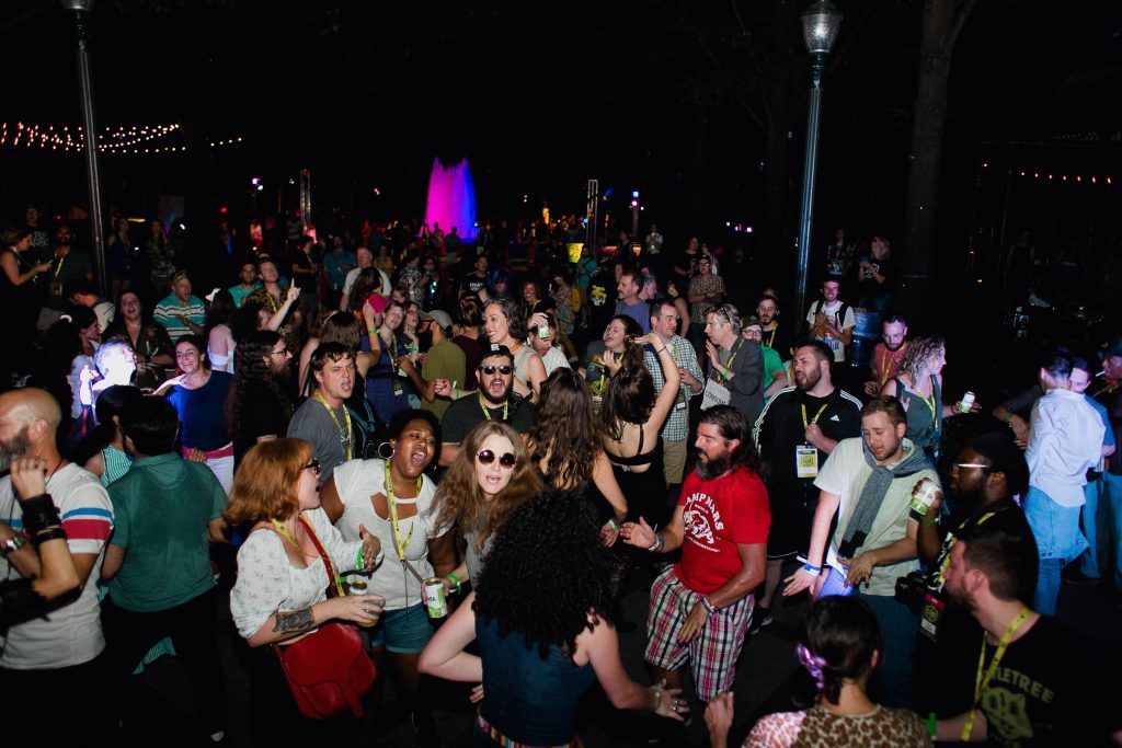 The opening night and Saturday night parties are always high energy and not to be missed!