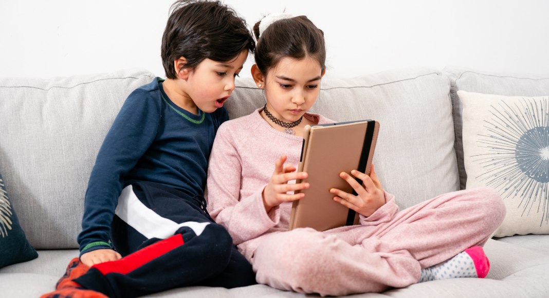 2 children on an ipad, How is Screen Time Affecting Our Children's Eyes