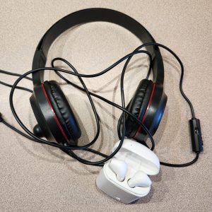 2 of our 3 headphones